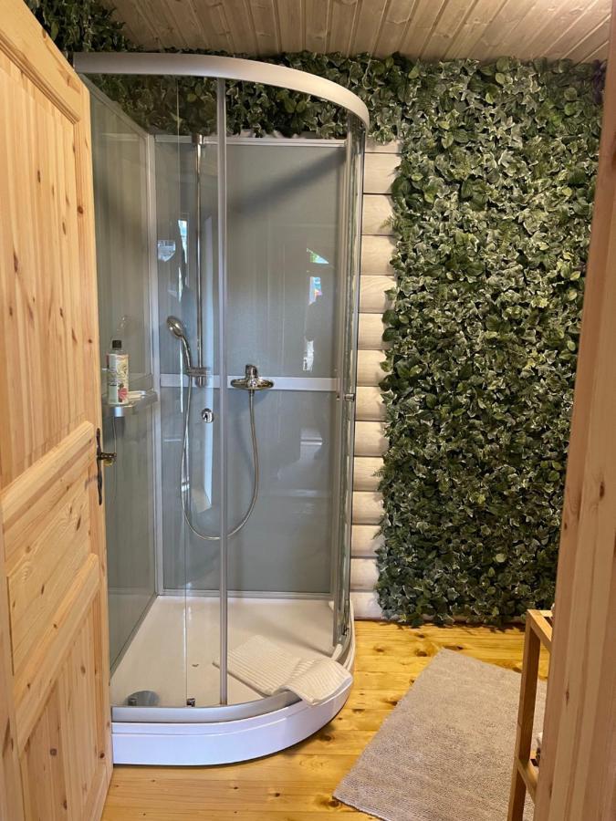 Wellness Huette Am Zwenkauer See Bei Leipzig Eksteriør billede